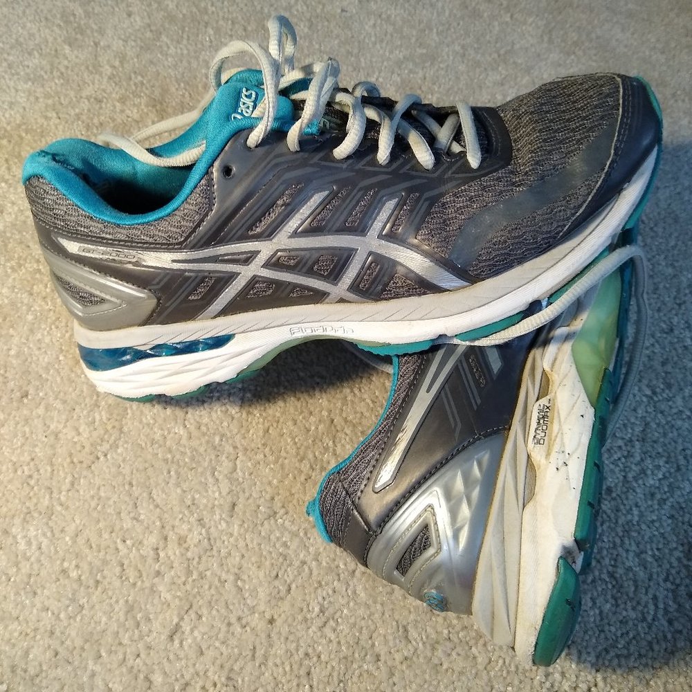 Womens size 8.5 Grey Asics Running Shoes